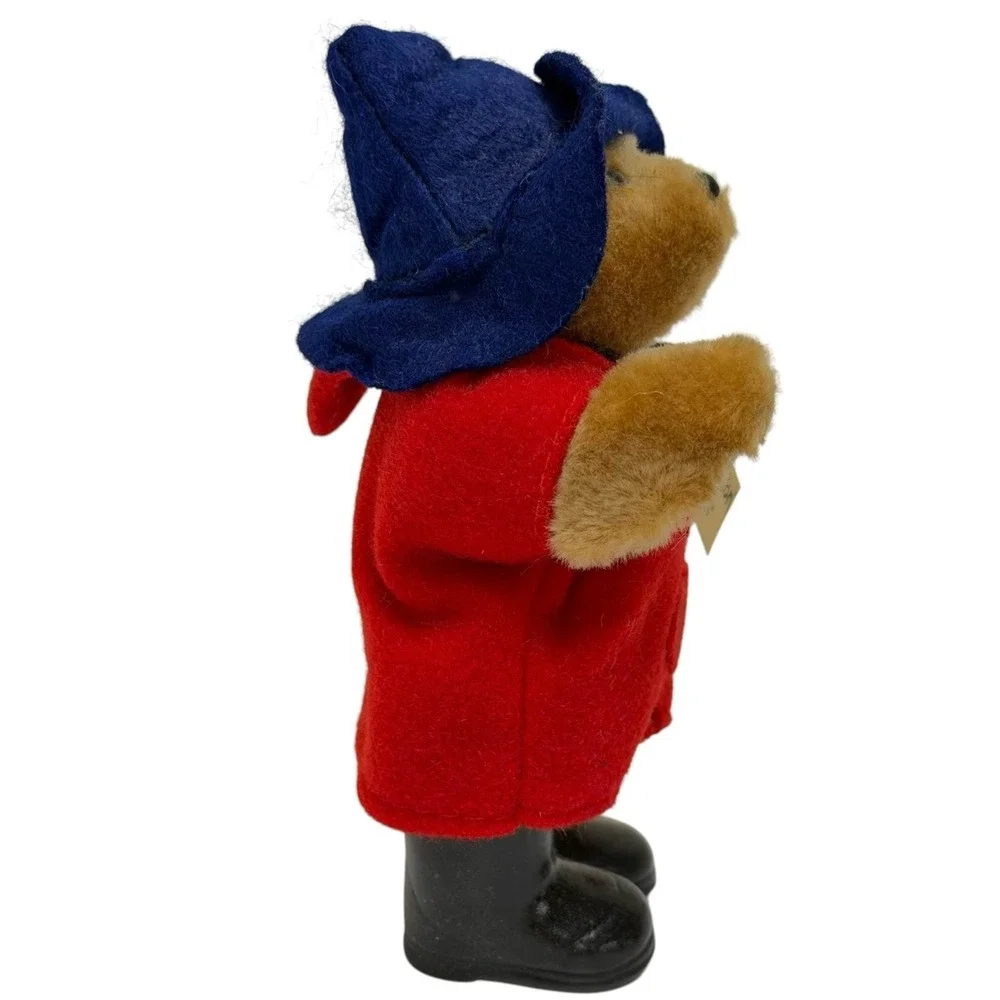 Vintage 1986 Paddington Bear Eden Toys Miniature Plush Toy in Bag Korea 5